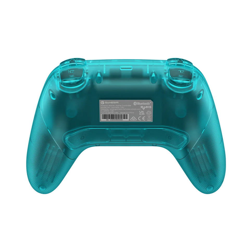 Manette Gamesir Nova HD Rumble NS (bleu sarcelle, PC, Steam, Android, iOS, Switch, Bluetooth 2,4 GHz USB)