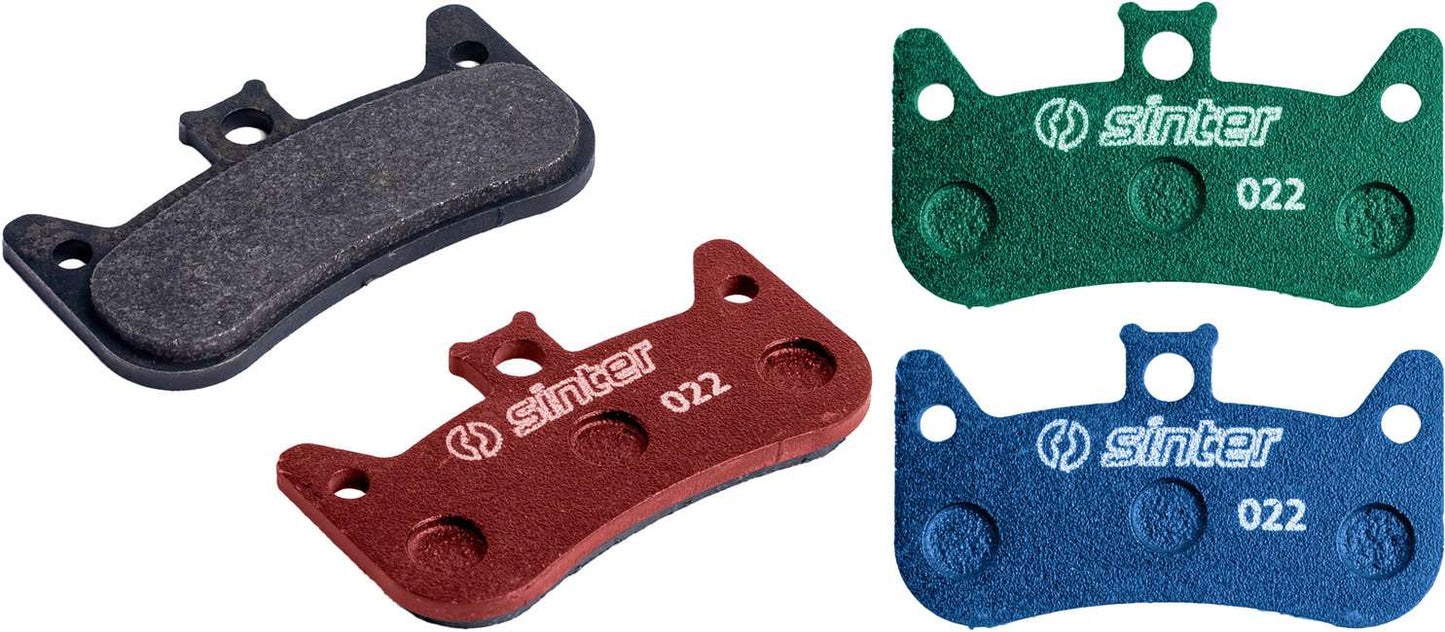 Plaquettes de disque frittées formule 022