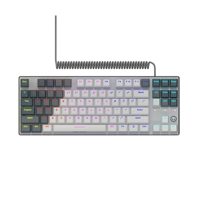 Lorgar azar 514tkl, clavier de jeu (blanc, disposition américaine, logar dream, tkl, rgb)