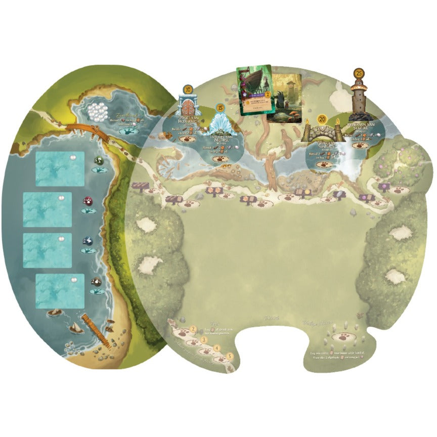 Jeux de gobelin blancs Everdell: Pearlbrook