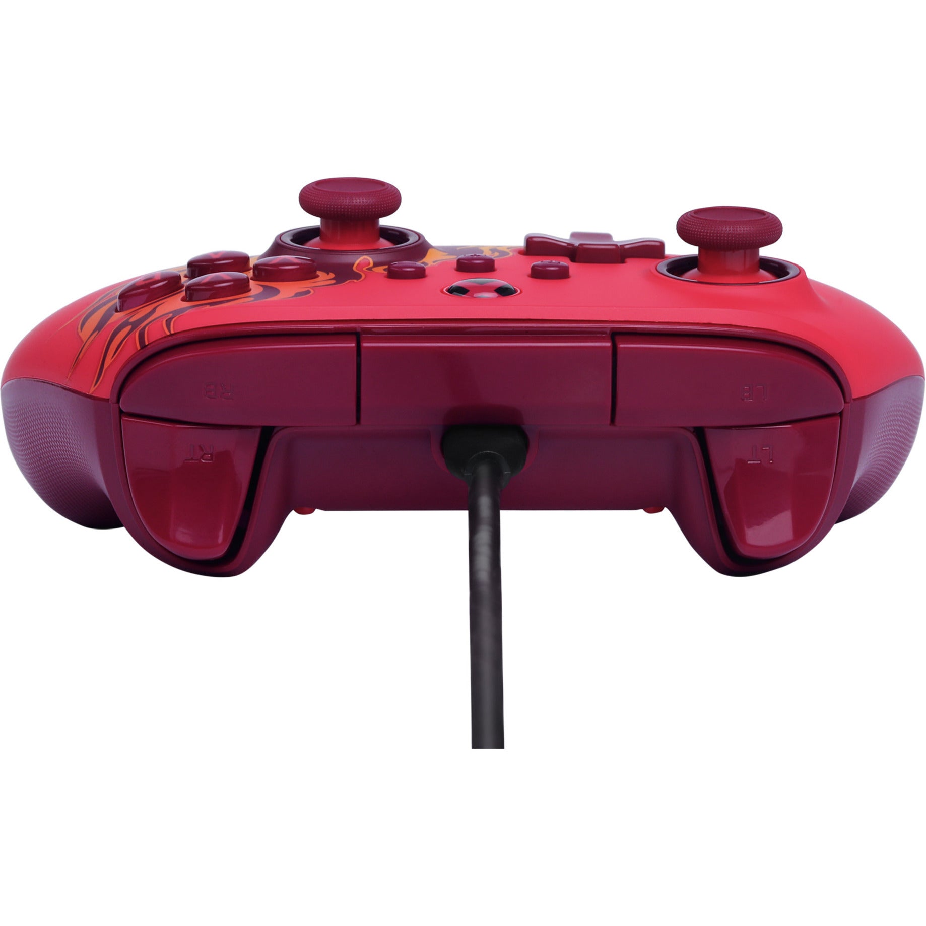 Manette Powera Advantage avec câble pour Xbox Series X|s - Red Fire (rouge, Xbox Series X|s, Xbox One, PC)