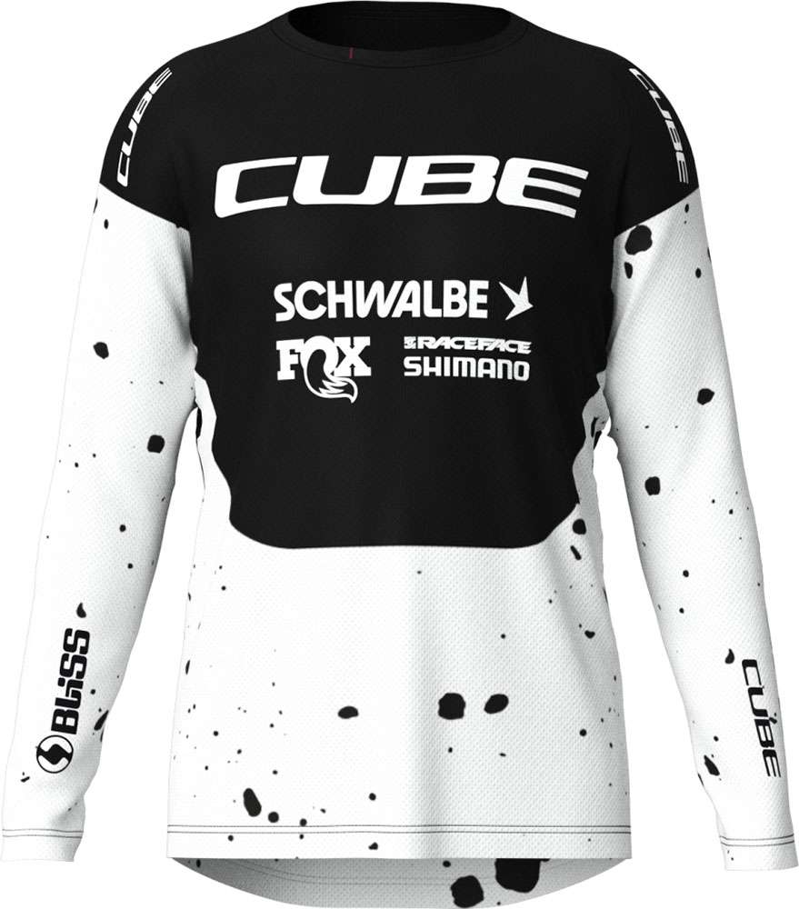 Cube x factory racing - maillot vtt manches longues femme