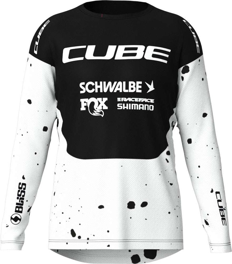 Cube x factory racing - maillot vtt manches longues femme