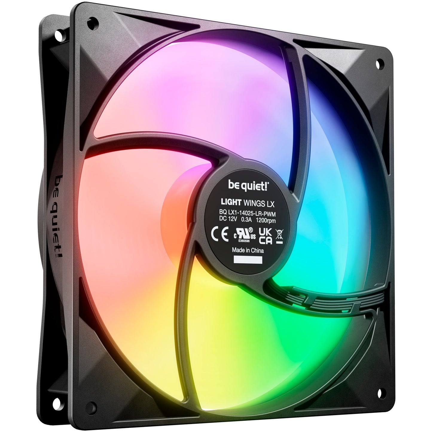Soyez silencieux! Pack PWM Triple LX 140 mm léger