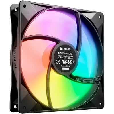 Soyez silencieux! Pack PWM Triple LX 140 mm léger