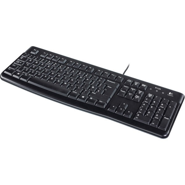 Logitech Logitech K120 Style Business USB Clavier [USB, 104-Key, Numpad, durable, noir]