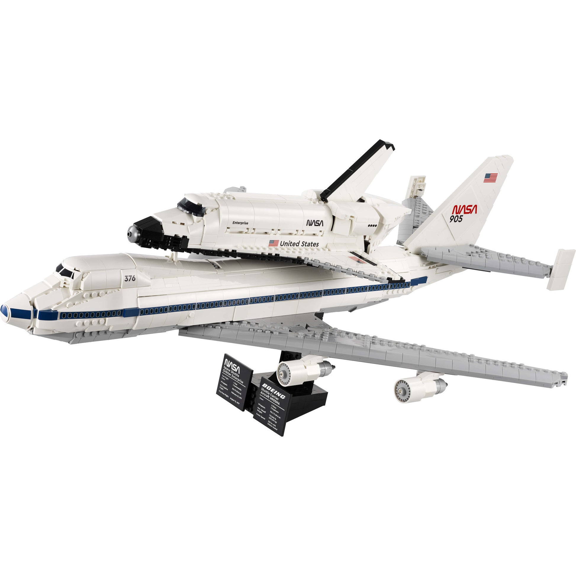 Icônes Lego - jouet de construction d'avions porte-navette (10360)
