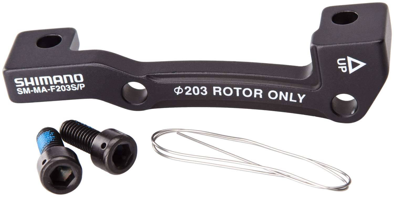 Adaptateur Shimano sm-ma-f203s p pour rotor avant de 203 mm
