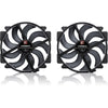 Noctua nf-a14x25r g2 pwm sx2-pp chromax.black ventilateurs de boîtier (noir, 2 pièces, 140 x 140 x 25 mm)
