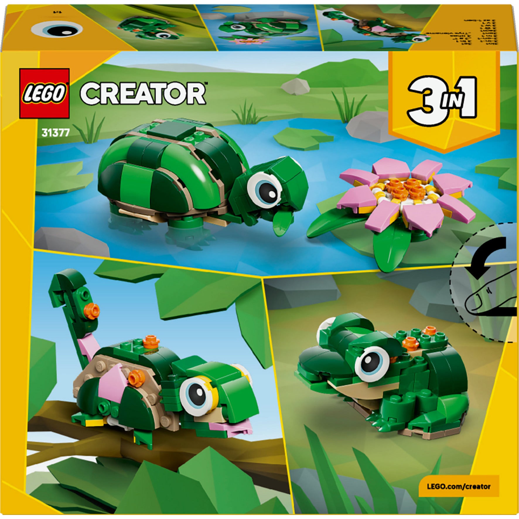 Lego Creator 31377 Tortue avec nénuphar | 2 pièces