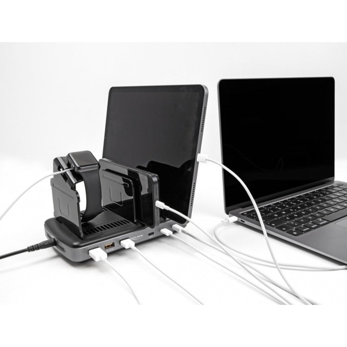 Station de charge de Dellock USB avec 3 x USB Type-C PD + 3 x U