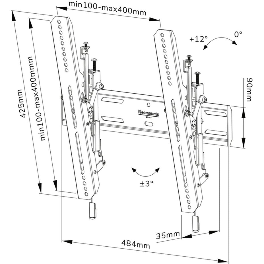 NEOMOUNTS par NewStar Select WL35S-850BL14 TV Wall Stont