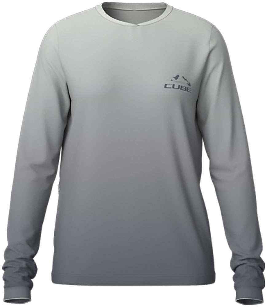 Cube soft touch - maillot vtt manches longues femme