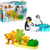 LEGO LEGO DUPLO VILLE 10442 Familles des animaux sauvages: Penguins et Leeuwen