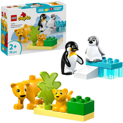 LEGO LEGO DUPLO VILLE 10442 Familles des animaux sauvages: Penguins et Leeuwen