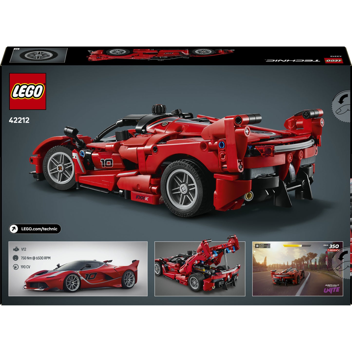 Lego Technic 42212 Ferrari FXX K