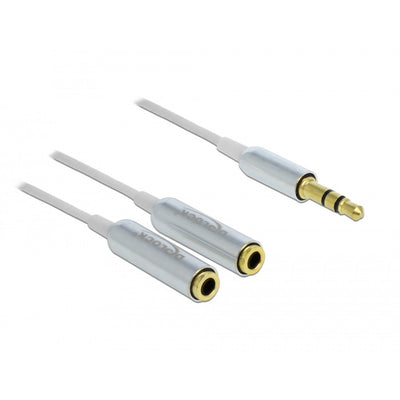Dellock Cable Audio Splitter stéréo Jack mâle 3,5 mm> 2x s