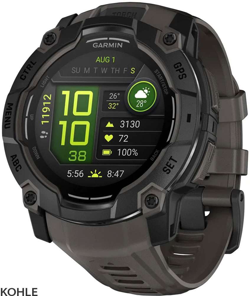 Garmin instinct® 3 amoled 50mm - Montre connectée multisport GPS