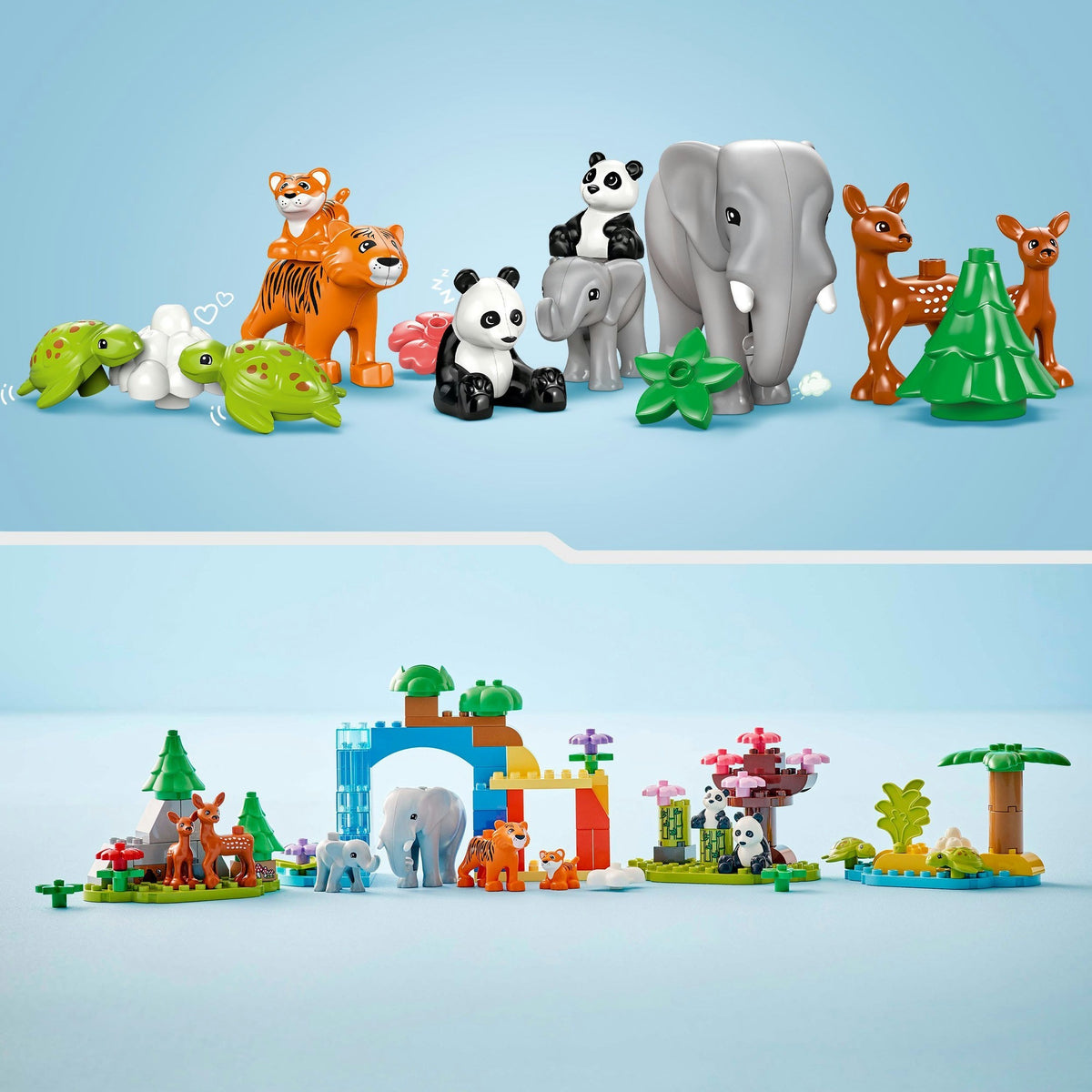 LEGO LEGO DUPLO TOWN 10446 3-en-1 Familles de Wild Dieren