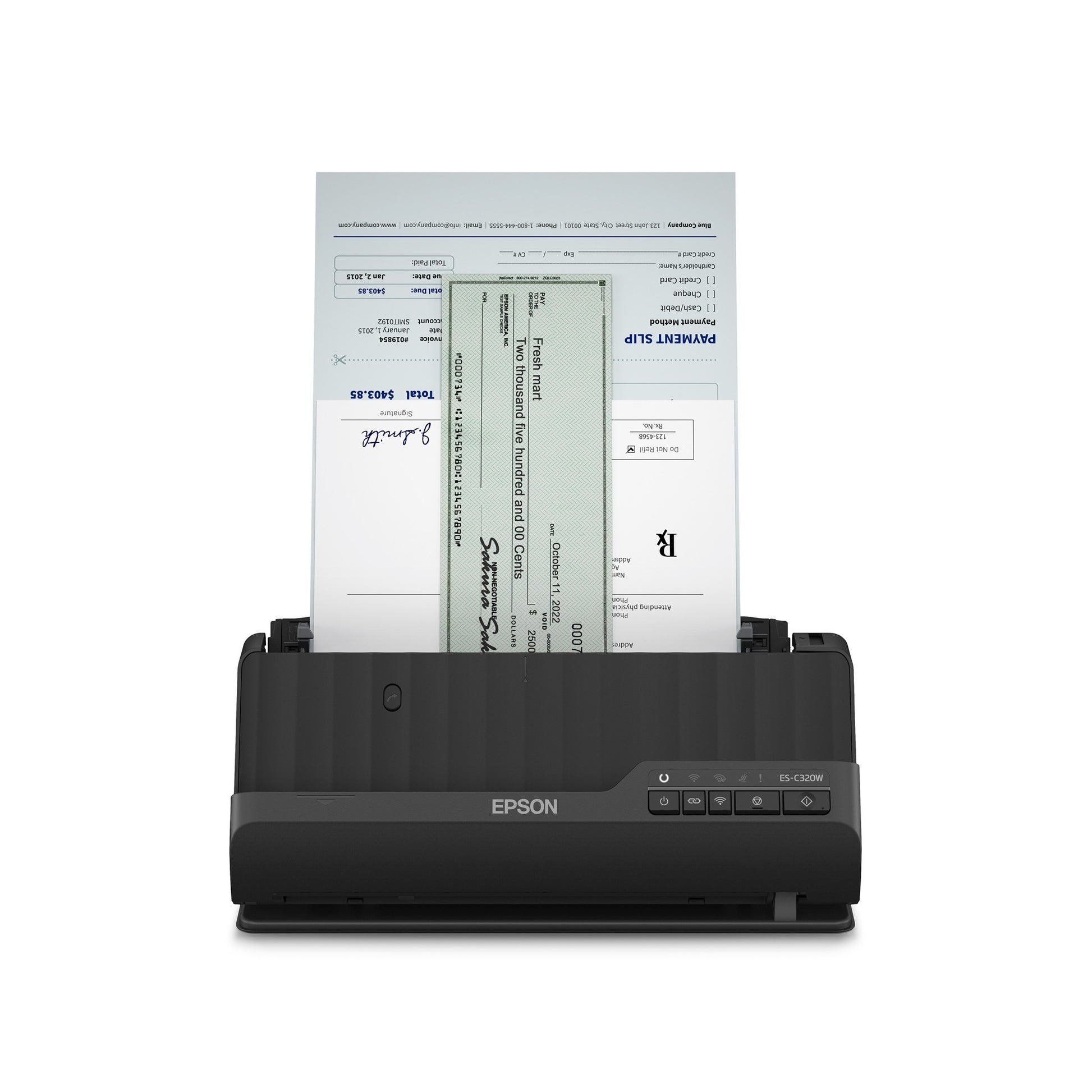 EPSON ES-C320W Scanner de documents compacts A4 avec Wi-Fi-Con