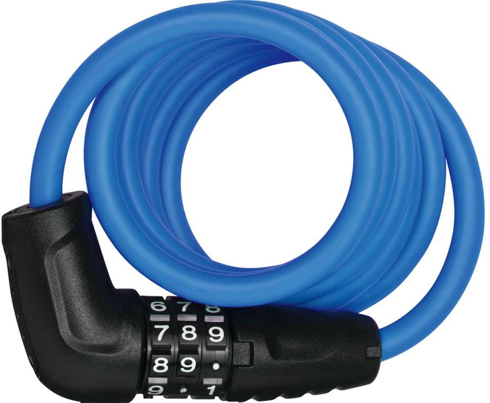 Numéro d'abus verrouillage du câble en spirale 150 cm rouge