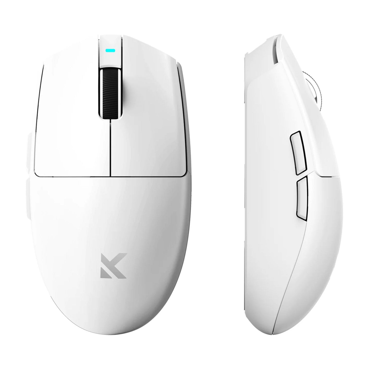 Souris de jeu sans fil Mchose g3 v2 (blanche, jusqu'à 12 000 dpi, Bluetooth USB-C 2,4 GHz)