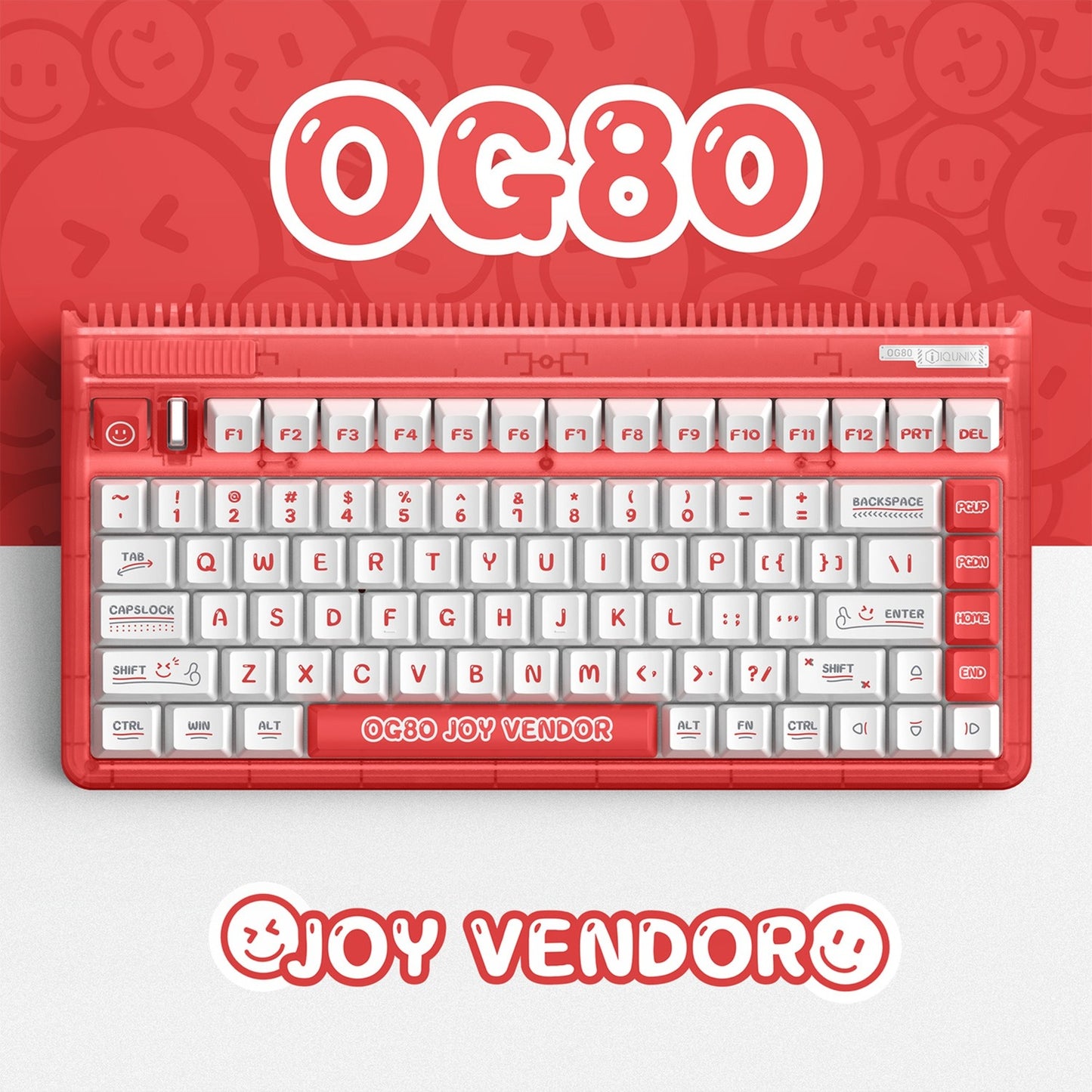 IQUnix OG80 Joy Vendor Wireless Mechanical Clavier