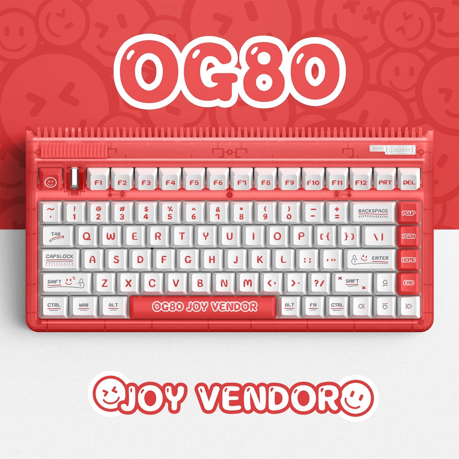 IQUnix OG80 Joy Vendor Wireless Mechanical Clavier