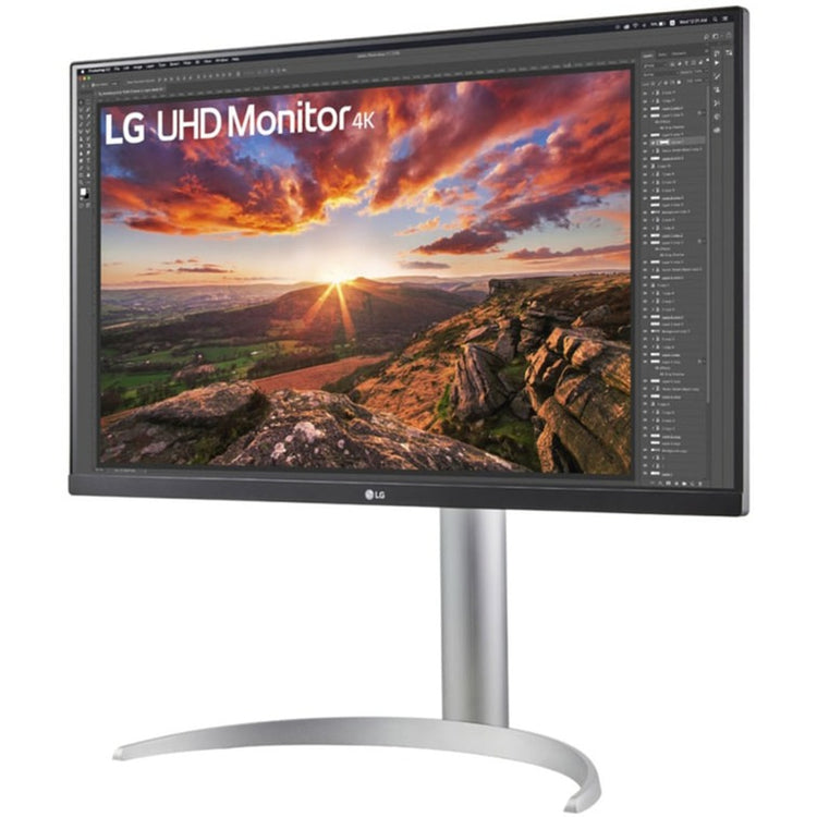 Moniteur LG Ultrafine 27UP850K-W 27 4K UHD (argent noir, 2x HDMI, Display Port, 2x USB-A, USB-C)