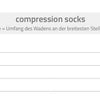 Lenz chaussettes de compression 2.0 mérinos - chaussettes de compression