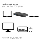 Club 3D CSV-2512 Commutateur KVM double USB-C vers HDMI (Noir, 4K 60 Hz) - afbeelding 5