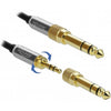 Delock stéréo jack 3,5 mm mâle à 3 broches> femelle