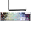 Lorgar azar 514, clavier de jeu (blanc, disposition américaine, logar dream, rgb)