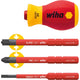 Tournevis Wiha avec Bithouderset Electric Slimvar