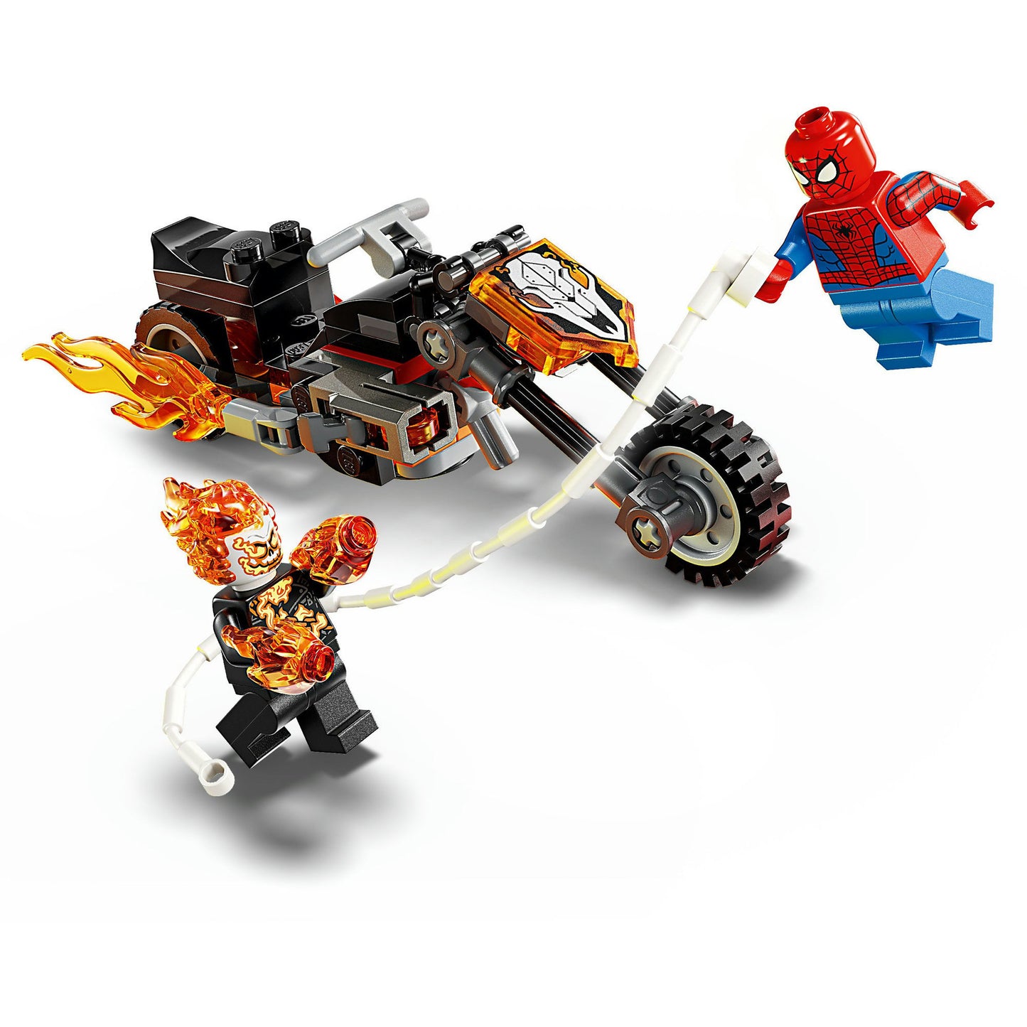 LEGO Super Heros 76335 Marvel Spider-Man contre la moto Ghost Rider