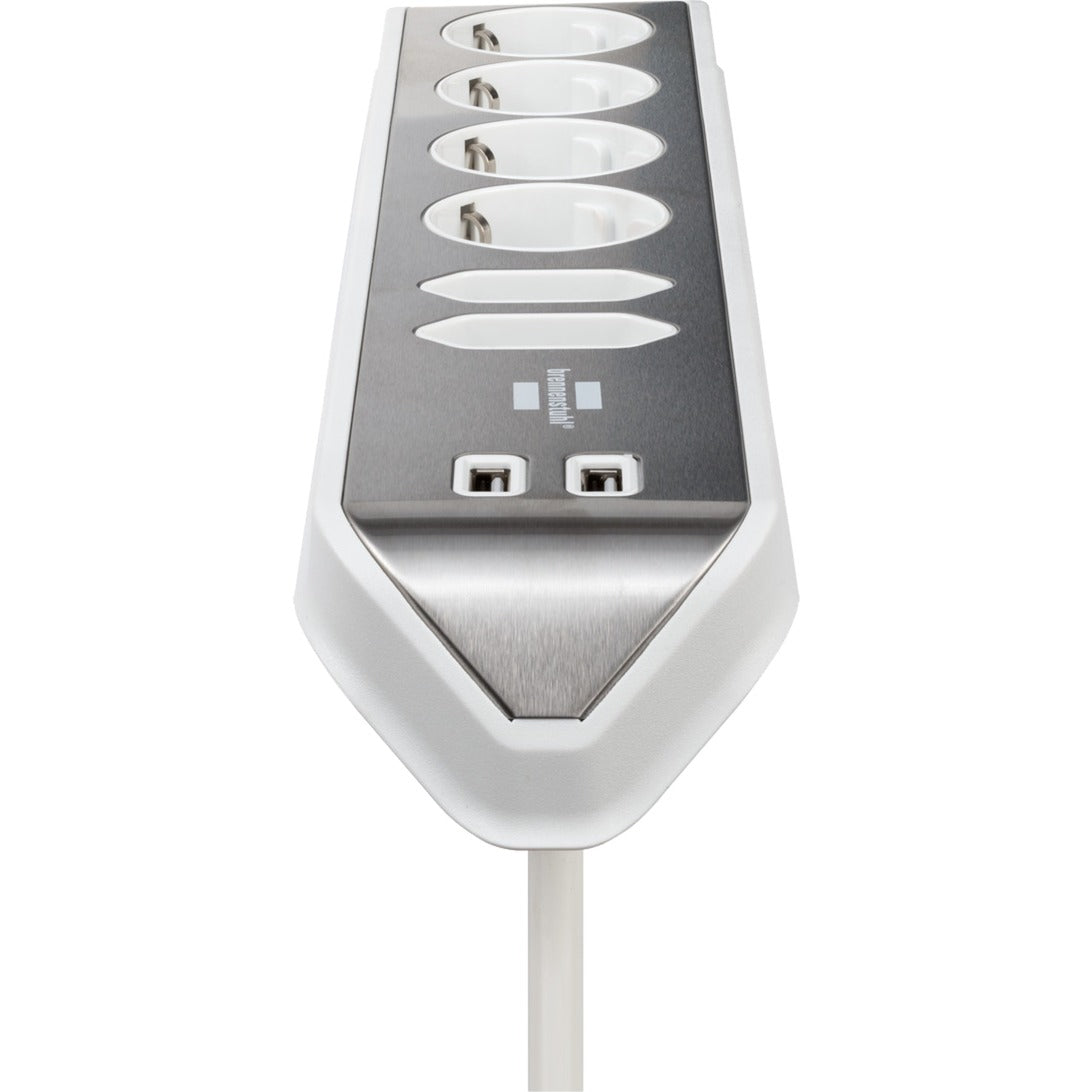 Brennenstuhl Estilo Corner Stop Contact 4 fois avec USB Charge Func