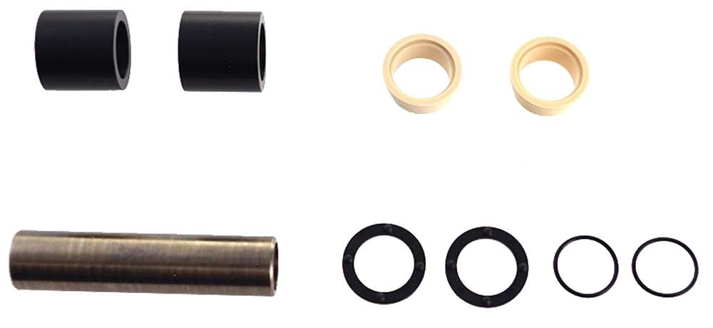 Jeu de bagues Fox Racing Shox avec rondelle d'écrasement en acier inoxydable de 10 mm