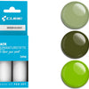 Set de stylos de retouche Cube vert brillant