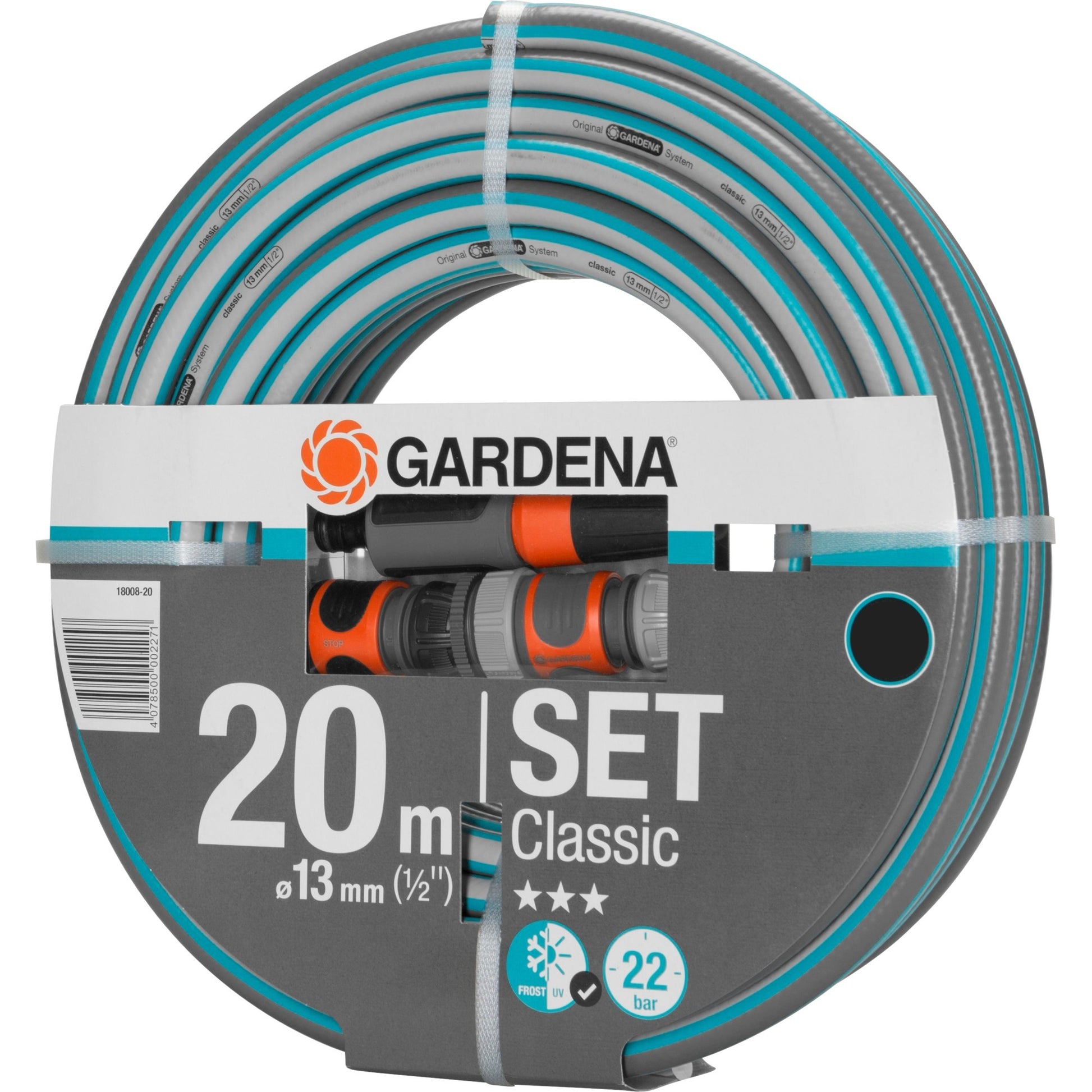 Gardena tuyau 13 mm (1 2), avec accessoires