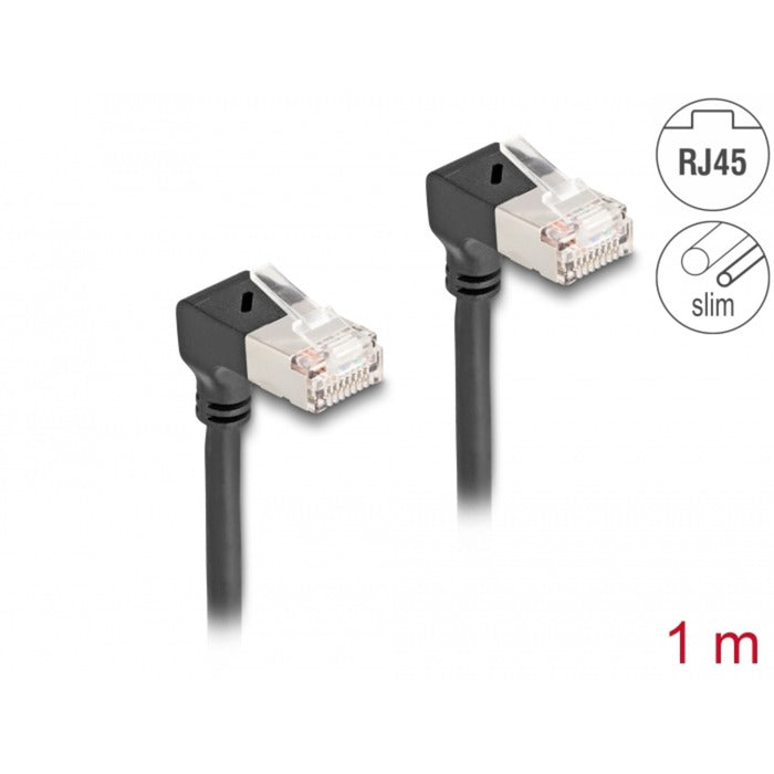 Dellock RJ45 Network Cable Cat.6A S FTP SLIM 90 ° vers le bas