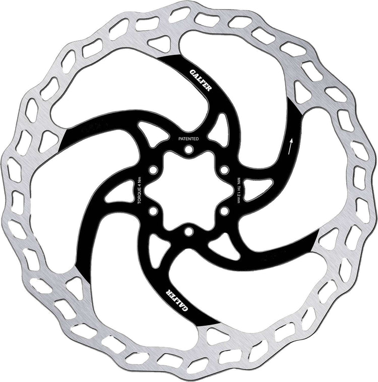 Disque à disque fixe Galfer bike wave® pour vélo électrique enduro à 6 boulons