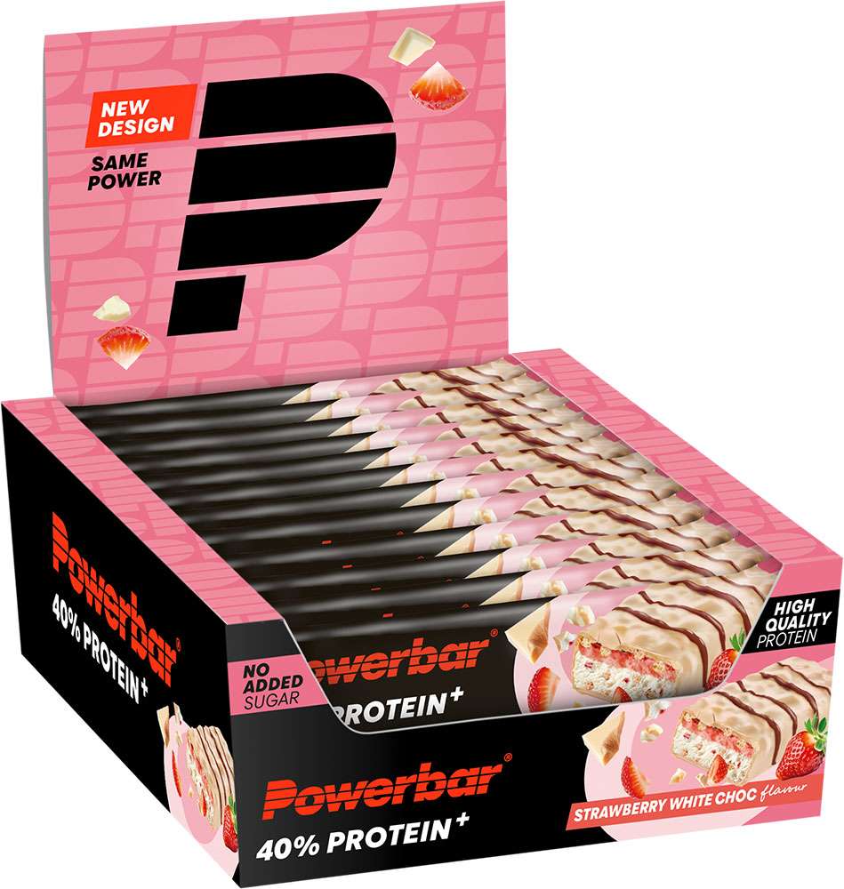 Powerbar 40% protéines + barre croustillante 12x40g