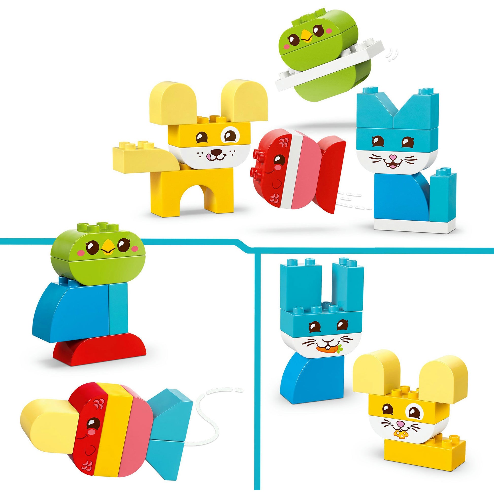 Lego 10477 duplo animaux créatifs 3 en 1 | 2 pièces