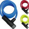 ABUS SPIRAL CABLE LOCK 4508K 150 8 Bleu - Protection du vélo