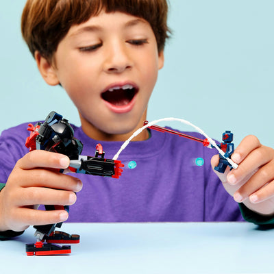 Lego Marvel 76337 miles Moraux Mech contre Spider Man
