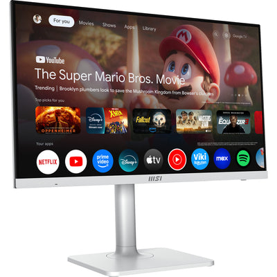 Moniteur MSI Modern MD272UPSW 27 4K UHD (Blanc, HDMI, DisplayPort, 2x USB-A, USB-C, Wi-Fi 5, BT, RJ-45)