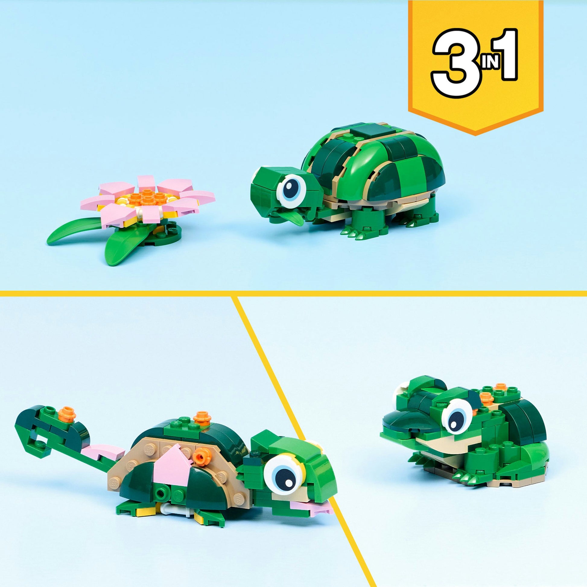 Lego Creator 31377 Tortue avec nénuphar | 2 pièces