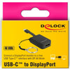 Dellock USB-C> Anneau de clé de l'adaptateur DisplayPort
