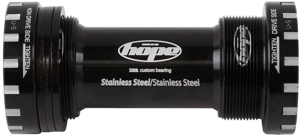 Boîtier de pédalier Hope bsa 68 73 mm en acier inoxydable