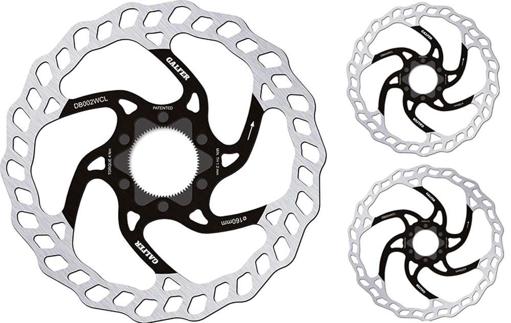 Disque à disque fixe Galfer bike wave® pour vtt